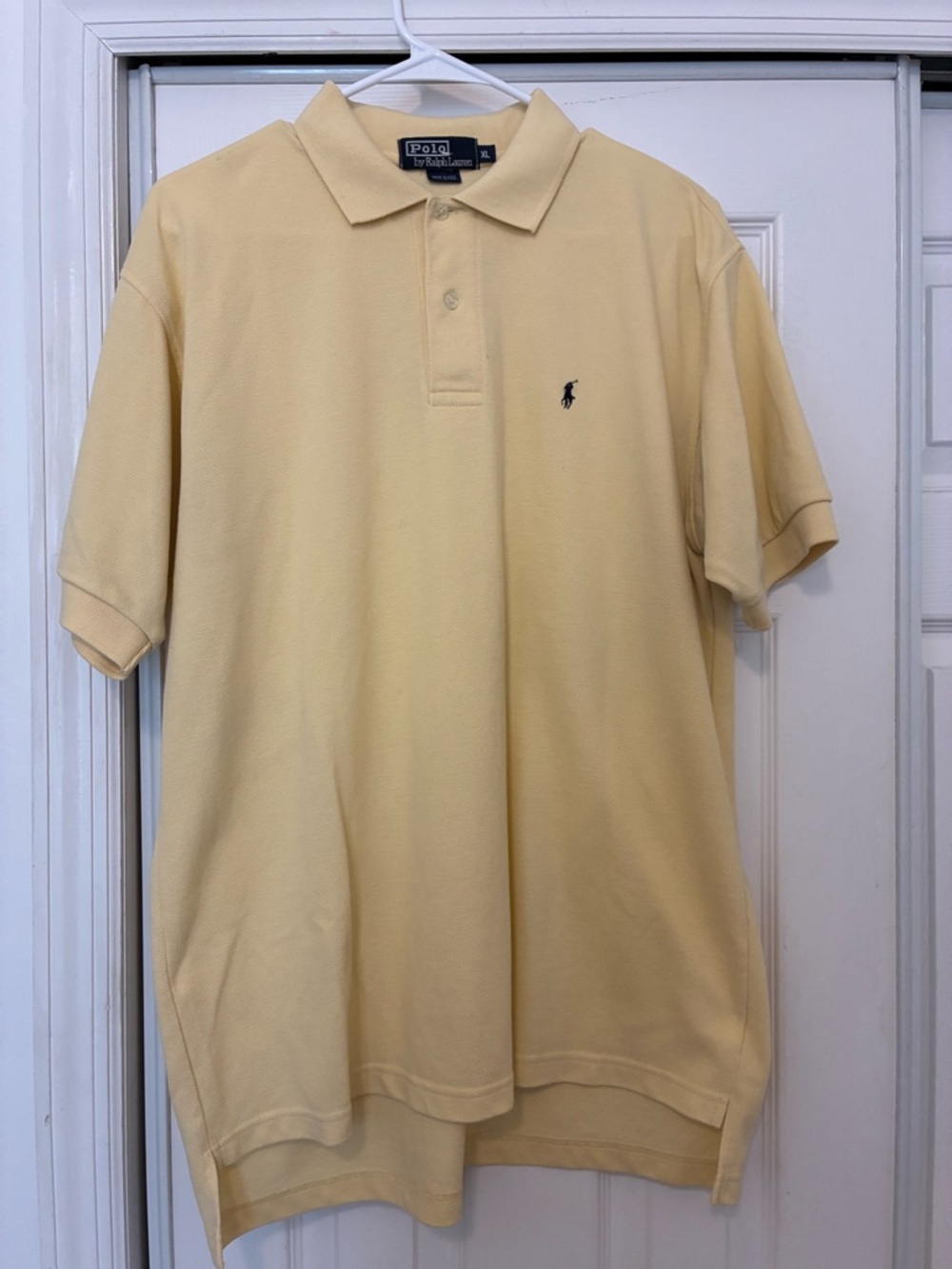 Men’s Polo by Ralph Lauren Men’s Classic Polo Shirt - Pale Yellow XL